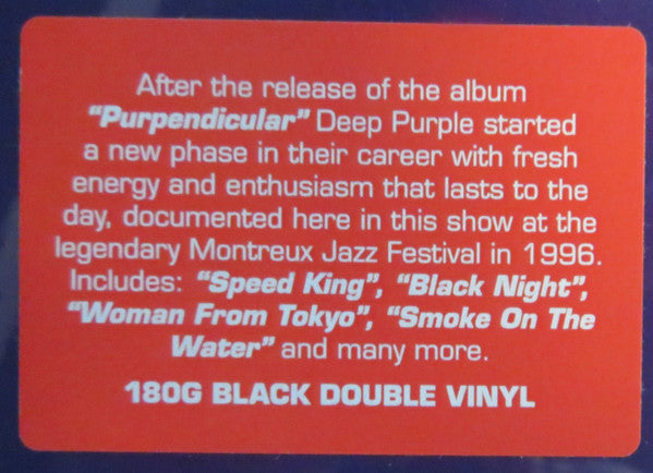 Deep Purple – Live At Montreux 1996